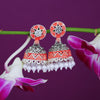 Sukkhi Marvellous Oxidised Mint Collection Pearl Jhumki Earring For Women