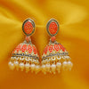 Sukkhi Amazing Oxidised Mint Collection Pearl Jhumki Earring For Women