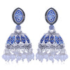 Sukkhi Elegant Oxidised Mint Collection Pearl Jhumki Earring For Women