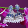 Sukkhi Elegant Oxidised Mint Collection Pearl Jhumki Earring For Women