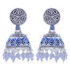 Sukkhi Fashionable Oxidised Mint Collection Pearl Jhumki Earring For Women