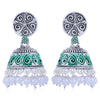 Sukkhi Equisite Oxidised Mint Collection Pearl Jhumki Earring For Women