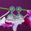 Sukkhi Ravishing Oxidised Mint Collection Pearl Jhumki Earring For Women