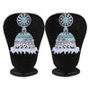 Sukkhi Beautiful Oxidised Mint Collection Pearl Jhumki Earring For Women