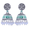 Sukkhi Adorable Oxidised Mint Collection Pearl Jhumki Earring For Women