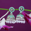 Sukkhi Astonish Oxidised Mint Collection Pearl Jhumki Earring For Women
