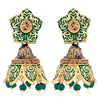 Sukkhi Ethnic LCT Gold Plated Mint Collection Jhumki Earring For Women