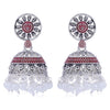 Sukkhi Spectacular Oxidised Mint Collection Pearl Jhumki Earring For Women