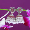 Sukkhi Spectacular Oxidised Mint Collection Pearl Jhumki Earring For Women