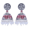 Sukkhi Sparkling Oxidised Mint Collection Pearl Jhumki Earring For Women