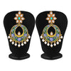 Sukkhi Eye Catching Gold Plated Kundan and Pearl Almond Earring for Women
