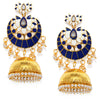 Sukkhi Glitzy Meenakari Gold Plated Pearl Jhumki Earring for Women