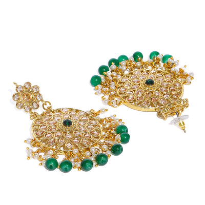 Sukkhi Gold Plated Earring and Maangtikka Set