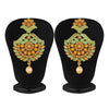 Sukkhi Fine Gold Plated LCT Stone Chand Bali Earring & MaangTikka for Women
