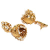 Sukkhi Fashionable Gold Plated Jhumki Earring and Maangtikka Set for Women