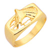 Sukkhi Exotic Gold Plated Horse Face Ring For Men