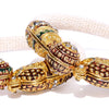 Sukkhi Modern Gold Plated Pearl Kada Set for Women