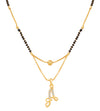 Sukkhi Glitzy Gold Plated Letter "A" Mangalsutra for Women