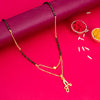 Sukkhi Glitzy Gold Plated Letter "A" Mangalsutra for Women