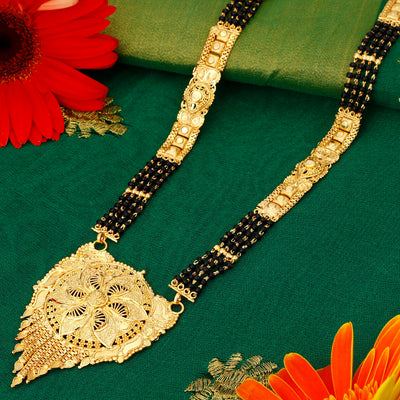 Sukkhi Marvellous Gold Plated Mangalsutra for women