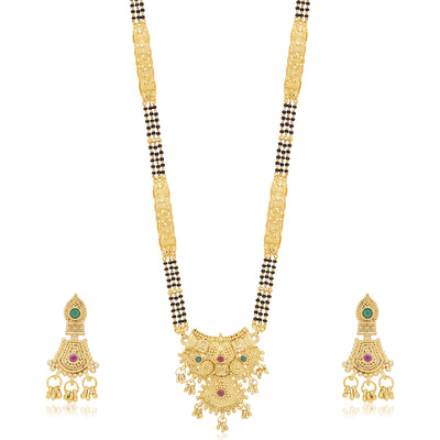 Sukkhi Glorious Gold Plated Mangalsutra Set for Women