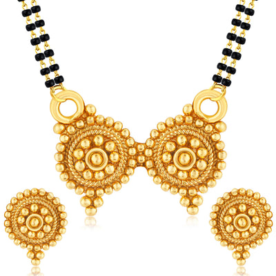 Sukkhi Royal Gold Plated Mangalsutra Set For Women