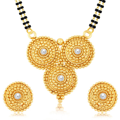 Sukkhi Finely Gold Plated Mangalsutra Set For Women