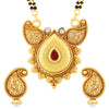 Sukkhi Astonish AD Gold Plated Mangalsutra Set for Women