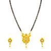 Sukkhi Equisite Gold Plated Kundan U Shape Mangalsutra for Women
