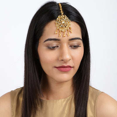 Sukkhi Astonish Kundan Gold Plated Mangtikka For Women