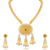 Sukkhi Artistically Gold Plated Bridal Necklace Set For Women
