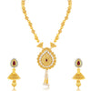 Sukkhi Glamorous Jalebi Gold Plated Long Haram Necklace Set For Women
