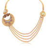 Sukkhi Ethnic 4 String Gold Plated Long Haram Necklace Set For Women-1