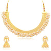 Sukkhi Astonish Gold Plated Choker Necklace set For Women-2