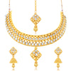 Sukkhi Traditional Gold Plated Choker Necklace Set for women