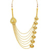Sukkhi Bollywood Collection Trendy Jalebi Design 7 String Gold Plated Necklace Set for women