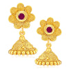 Sukkhi Classic 4 String Jalegi Gold Plated Necklace Set for women
