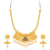 Sukkhi Stunning Jelebi Gold Plated Necklace Set for women