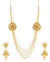 Sukkhi Moddish 4 String Jalebi Design Necklace set for women