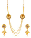 Sukkhi Classic 4 String Gold Plated Necklace set for women