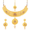 Sukkhi Graceful Gold Plated Choker Necklace Set for women