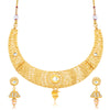 Sukkhi Classy Gold Plated necklace set for women