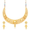 Sukkhi Graceful Gold Plated necklace set for women