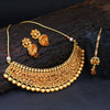 Sukkhi Bollywood Collection Modish Choker Gold Plated Necklace Set for Women