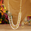 Sukkhi Astonishing Multi String Gold Plated Necklace Set For Women