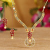 Sukkhi Bollywood Collection Classy Gold Plated Peacock Necklace Set For Women