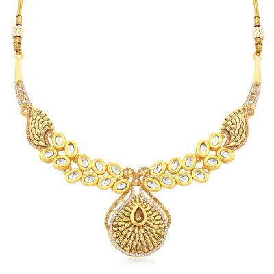 Sukkhi Bollywood Collection Cluster Gold Plated Necklace Set For Women