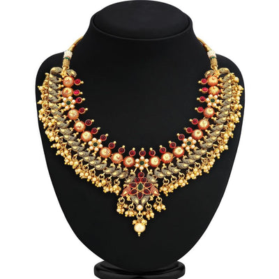 Sukkhi Trendy Gold Plated Necklace Set For Women
