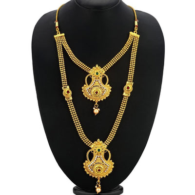 Sukkhi Bollywood Collection Trendy Gold Plated Necklace Set For Women