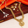 Sukkhi Brilliant Gold Plated White Pearl Necklace Set For Women